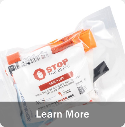 What goes into a STOP THE BLEED kit?